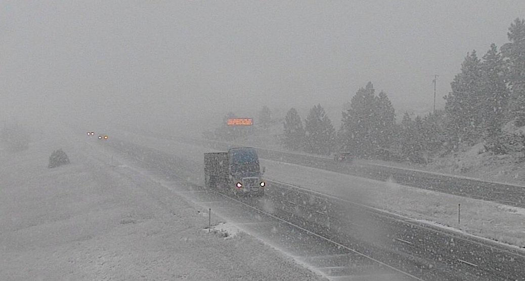 blizzard on the highway